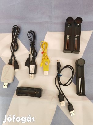 Drón és egyéb tőltők,kábelek egyben