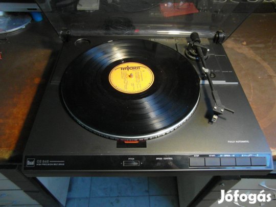 Dual CS 545 hifi lemezjátszó új gumi szíjjal eladó. Német gyártmány