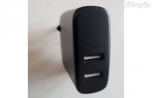 Dual USB töltőegység (fekete)