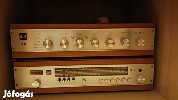 Dual erősítő és tuner CV40 vintage
