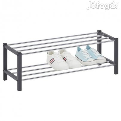 Dublin 2 polcos cipőtároló - polc (króm-s.szürke) 18463
