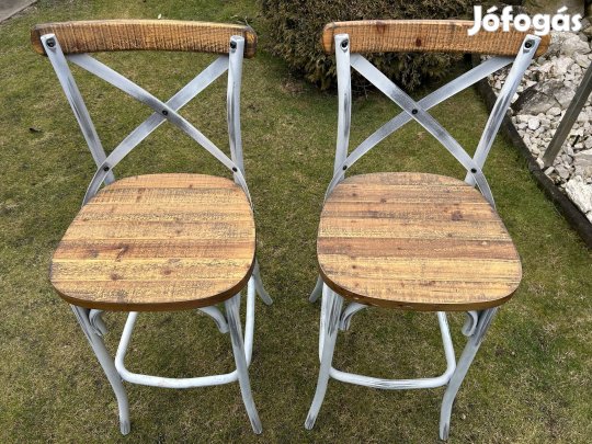 Dublino Antikolt fémvázas vintage Bárszék