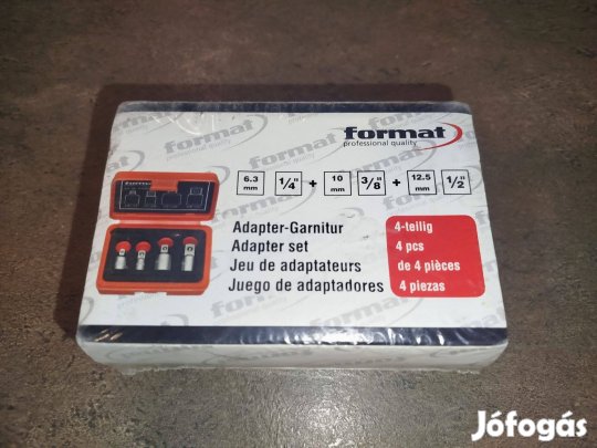 Dugókulcs crova átalakító adapter készlet Format
