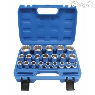 Dugókulcs készlet 12 szögű 1/2" (8-36mm) - S-SHS21