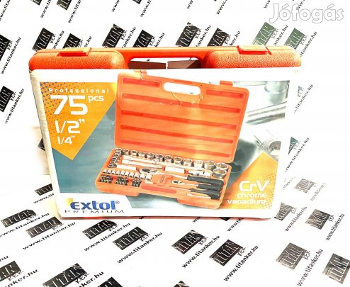 Dugókulcs készlet krova szett dugó kulcs 4-32mm 1/4&1/2 75db Racsnis