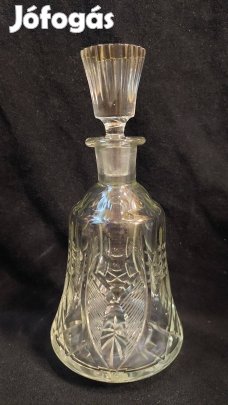 Dugós kristály italos palack
