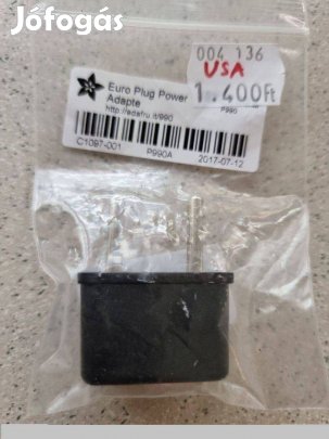 Dugóvilla átalakító Adapter USA/Eu Hu Amerika / Európa Eu Töltő Fej