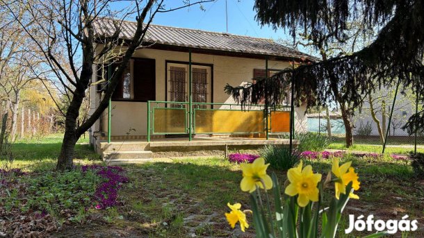 Duna közeli faházas nyaraló eladó Ráckevén a Somlyó-szigeten