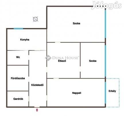 Dunakeszii eladó 71 nm-es lakás