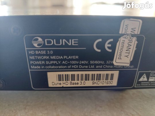 Dune HD BASE 3.0 média-lejátszó - Eladva