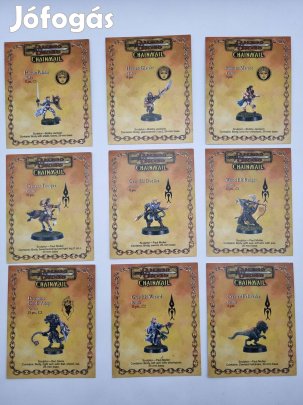 Dungeons & Dragons Chainmail 2001 9 db Kártya