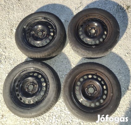 Dunlop 195/60r15 nyári 4x100 felni gumi szett (Opel Astra G)