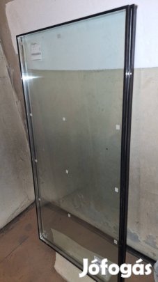 Dupla ajtó üveg 2 db 74 x 152 cm