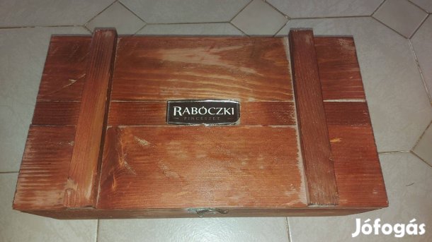 Dupla bortartó fa láda 8900Ft Siófok akár ingyen szállítás