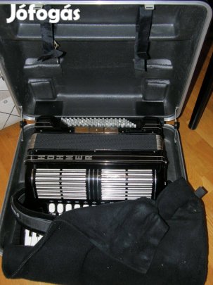 Dupla cassottos 96 b. Hohner Morino harmonika tangóharmonika
