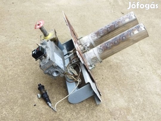 Dupla égőfejes gázégő Minisit 710 termosztát Danfoss mágnesszelep