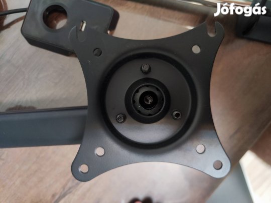 Dupla monitortartó karos állvány USB hubbal