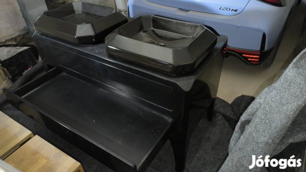Dupla mosdós design fürdőszoba mosdó szekrény eladó