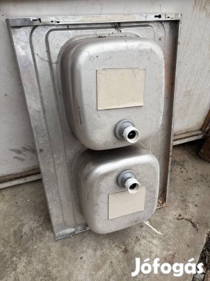 Dupla mosogato tálca fém, műanyag 