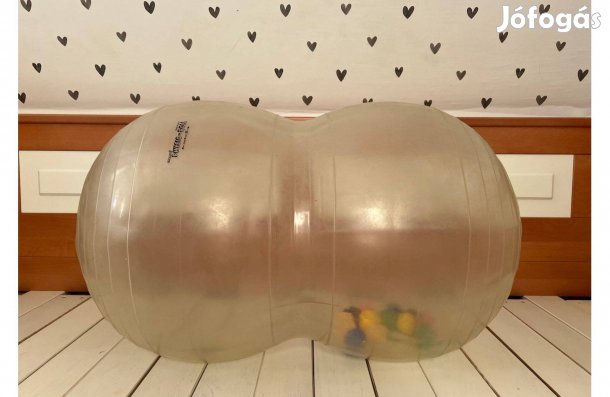 Dupla óriáslabda, 55cm physioroll gyógytornához, gyermekfejlesztéshez