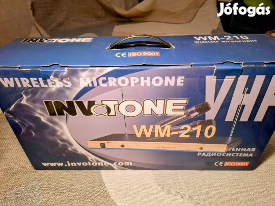 Dupla rádiós mikrofon és vevő Invotone WM-210