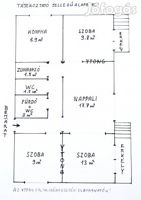 Duplakomfortos, kertkapcsolatos, 4szobás, földszinti panellakás! 