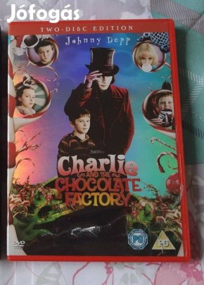Duplalemezes angol Charlie és a csokigyár DVD
