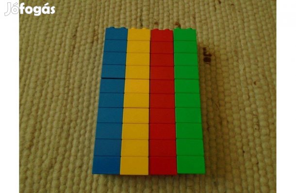 Duplo - 2x2-es színes kockák - összesen 40 db -