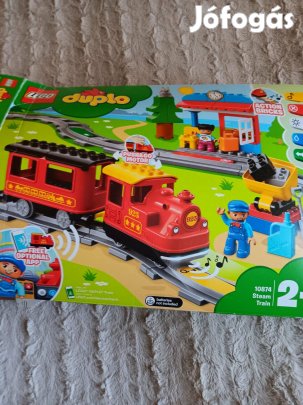 Duplo elemes vonat+ sín készlet