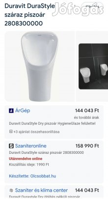 Duravit Durastyle száraz piszoár 2808300000