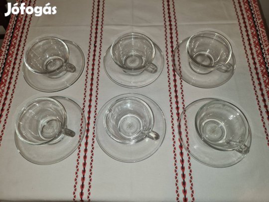 Durit kávéscsésze készlet 6 db komplett