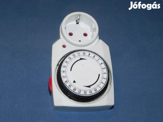 Düwi 24 órás kapcsolóóra, időkapcsoló óra 16 A, 3680 W