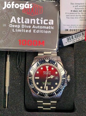 Duxot Atlantica Deep Dive 1000M automata, limitált kiadású Új 2 év gar