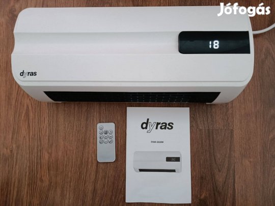 Dyras fali fűtő,hősugárzó,Új állapot,garanciális