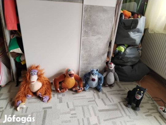 Dzsungel Könyve Balu Bagira Lali Király Plüssök Tarzan