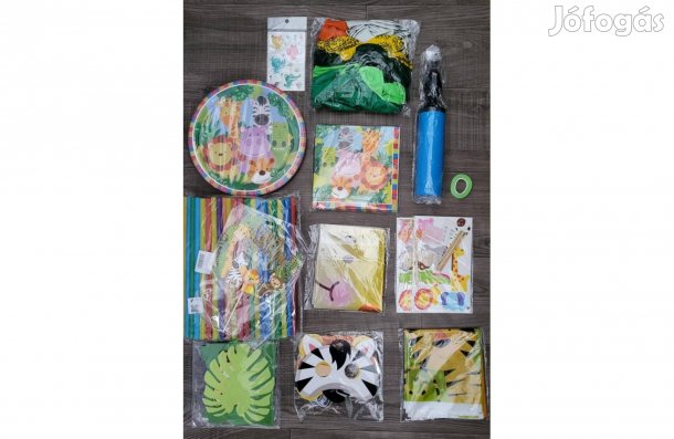 Dzsungel témájú party csomag