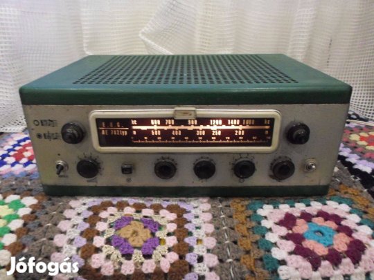 EAG AE-782 elektroncsöves 12W PP AM rádió keverő erősítő
