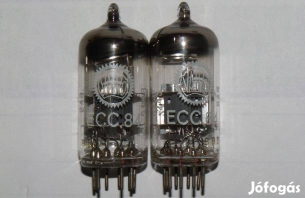 ECC84 Valvo elektroncső, 2db. Új