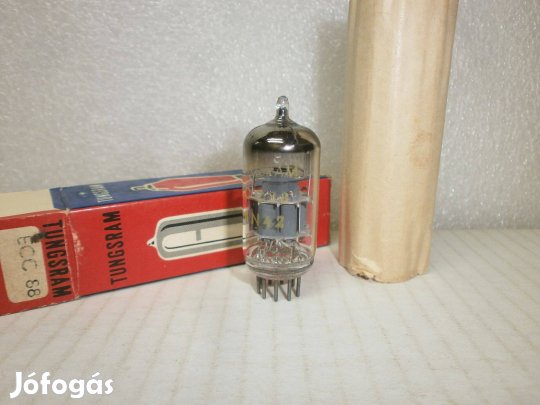 ECC88 ( 6DJ8) - Tungsram - England - NOS