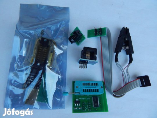EEPROM BIOS Flash USB Programozó Bontatlan Készlet CH341A 24-25 Új