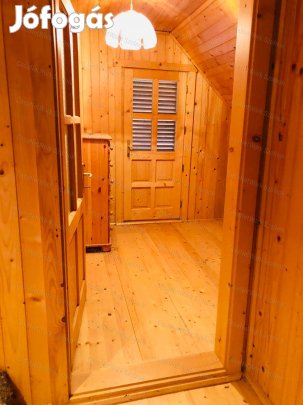 ELADÓ Szajol Alamand-dűlőn közvetlen vízparti, 3 szobás nyaraló