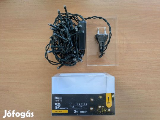 EMOS fényfüzér melegfehér