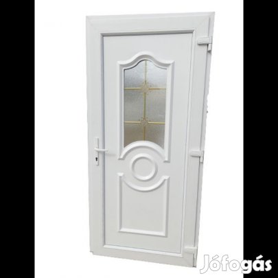 ENYHÉN SÉRÜLT Charlotte -A- Műanyag bejárati ajtó / 98x198 /