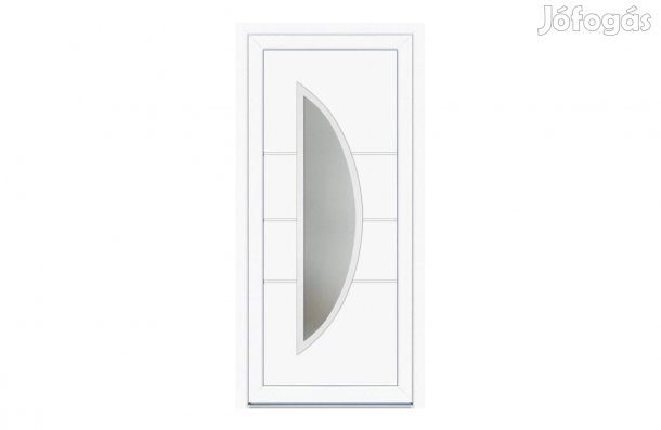 EPN Tethys műanyag bejárati ajtó 3 rétegű üveggel raktárról azonnal