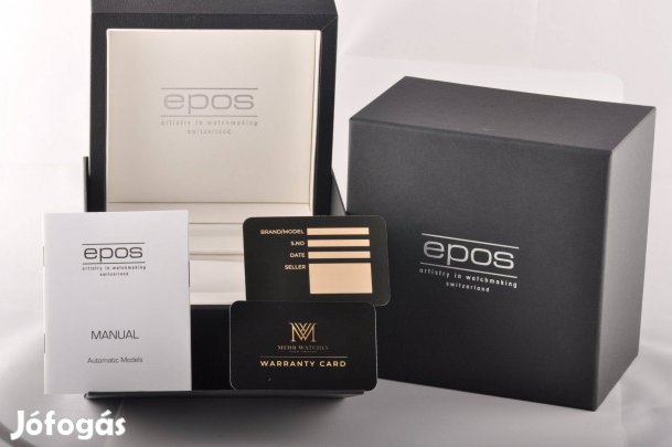 EPOS Timeless 3411 automata svájci férfi óra új, doboz/papírok