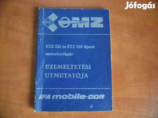 ETZ 125 és ETZ 150 típusú motorkerékpár üzemeltetési útmutató