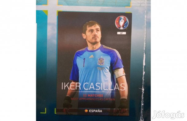 EURO 2016 Adrenalyn Iker Casillas Legend kártya