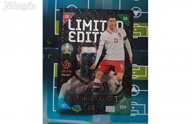 EURO 2020 kick off 2021 Lewandowski XXL Limited kártya