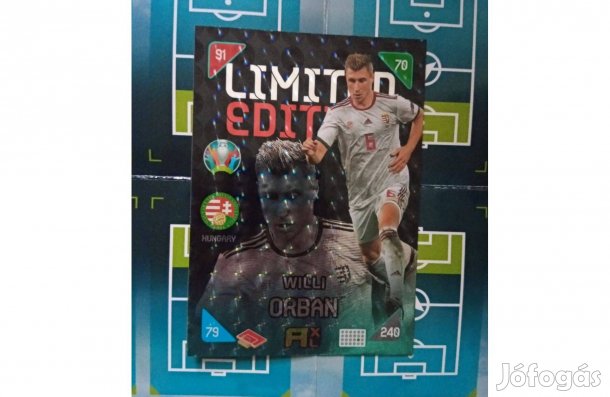 EURO 2020 kick off Orban Willi XXL Limited kártya
