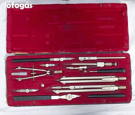 E.O. Richter & Co. Kopernikus VII antik körzőkészlet